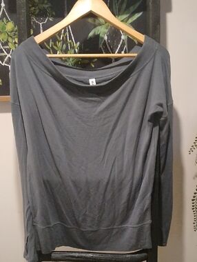 Women's Athleta Boatneck Lightweight Long Sleeve Sweatshirt Pullover